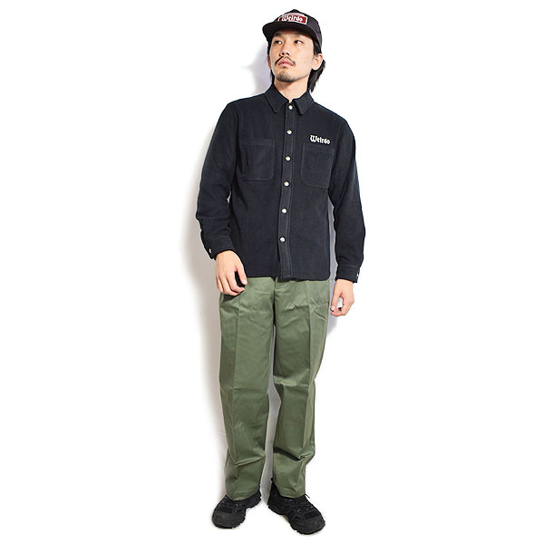BIG MIKE ビッグマイク TC TWILL NO TACK CHINO WORK PANTS -OLIVE- メンズ パンツ チノパン ワークパンツ atfpts