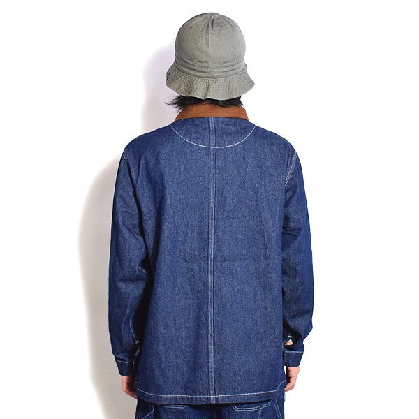 BIG MIKE ビッグマイク DUCK COLLAR DENIM COVERALL -D.INDIGO- メンズ ジャケット デニムジャケット atfjkt