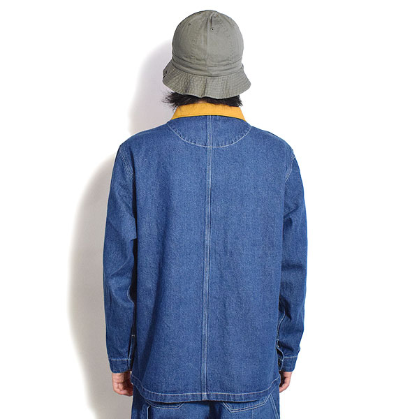 BIG MIKE ビッグマイク DUCK COLLAR DENIM COVERALL -L.INDIGO- メンズ ジャケット デニムジャケット atfjkt