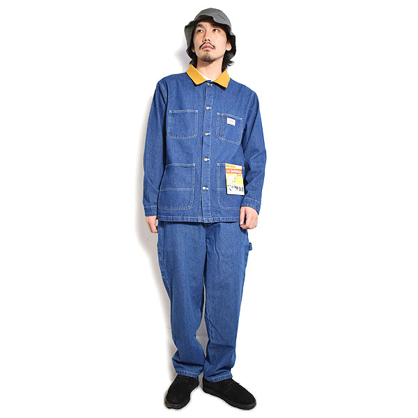 BIG MIKE ビッグマイク DUCK COLLAR DENIM COVERALL -L.INDIGO- メンズ ジャケット デニムジャケット atfjkt