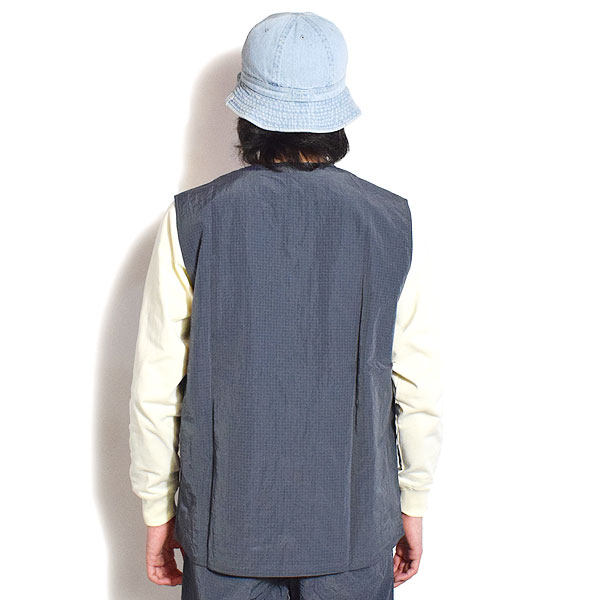 BIG MIKE ビッグマイク NYLON RIP FATIGUE VEST -CHARCOAL- メンズ ベスト フィッシングベスト リップストップ atfjkt