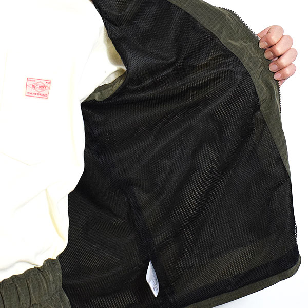 BIG MIKE ビッグマイク NYLON RIP FATIGUE VEST -OLIVE- メンズ ベスト フィッシングベスト リップストップ atfjkt