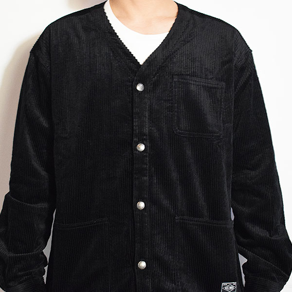 BIG MIKE ビッグマイク CORDUROY WASHED ENGINEER JACKET -BLACK- メンズ ジャケット エンジニアジャケット 送料無料 atfjkt