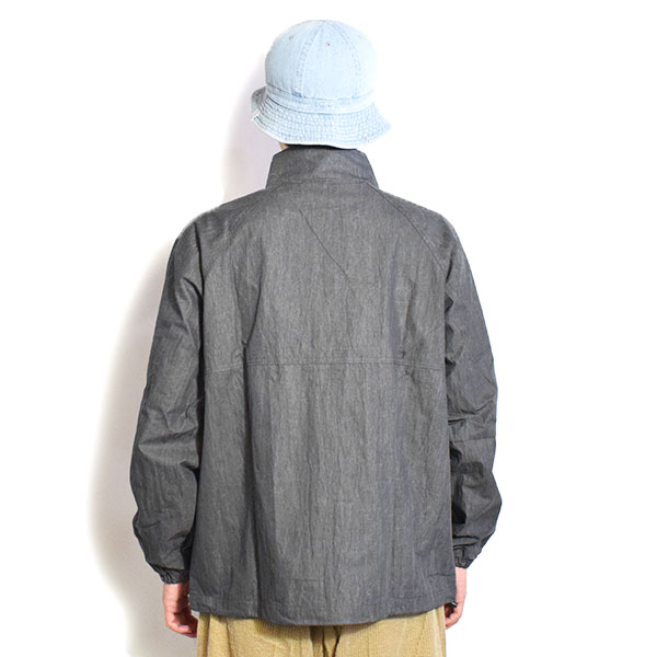 BIG MIKE ビッグマイク NYLON TRACK JACKET：PIGMENT -BLACK- メンズ ジャケット トラックジャケット ピグメント加工 atfjkt