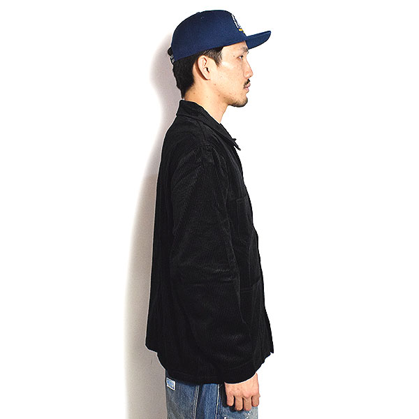 BIG MIKE ビッグマイク CORDUROY WASHED COVERALL -BLACK- メンズ ジャケット カバーオール コーデュロイ 送料無料 atfjkt