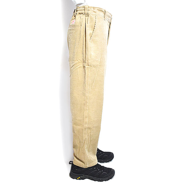 BIG MIKE ビッグマイク CORDUROY WASHED EASY PANTS -BEIGE- メンズ パンツ イージーパンツ コーデュロイ 送料無料 atfpts