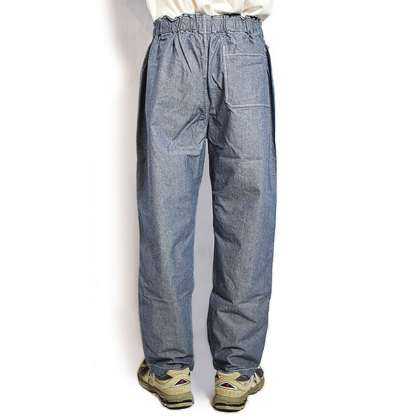 BIG MIKE ビッグマイク Chambray Easy Pants -D.INDIGO- メンズ パンツ イージーパンツ シャンブレー生地 送料無料 ストリート atfpts_2