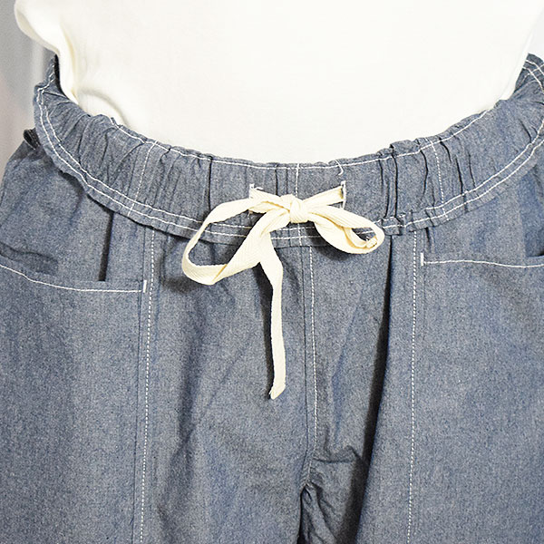 BIG MIKE ビッグマイク Chambray Easy Pants -D.INDIGO- メンズ パンツ イージーパンツ シャンブレー生地 送料無料 ストリート atfpts_3