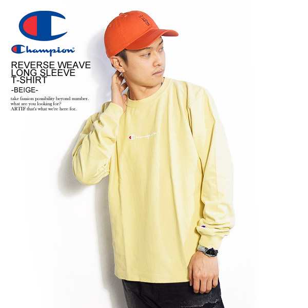 champion beige t shirt