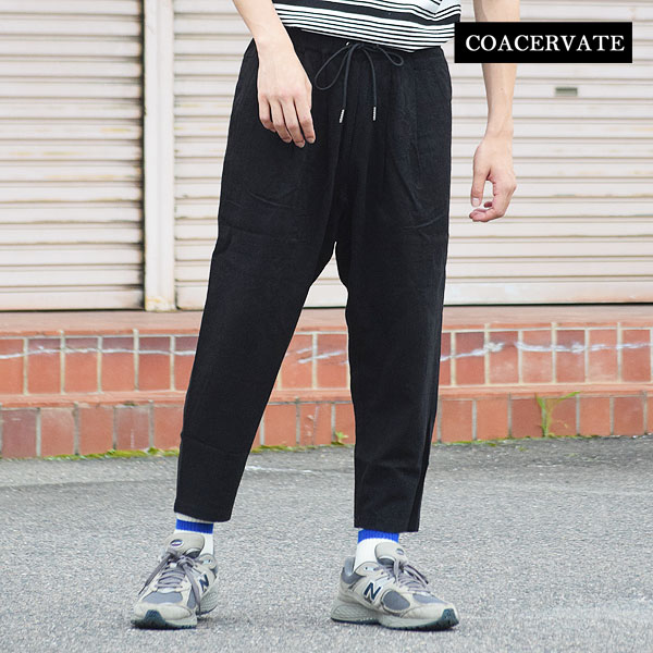 COACERVATE コアセルベート Botanical Jacquard Easy Pants メンズ パンツ テーパードパンツ ボタニカル柄 イージーパンツ 送料無料 atfptsの通販は