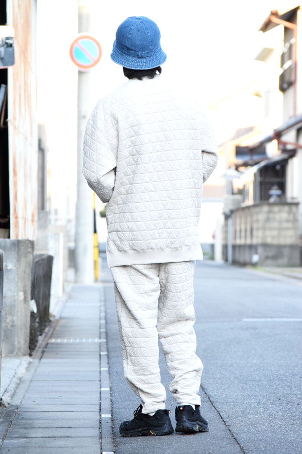 COACERVATE コアセルベート QUILT CUTSEW PANTS メンズ ズボン下 テーパードパンツ キルティング atfpts