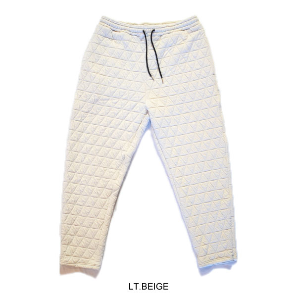 COACERVATE コアセルベート QUILT CUTSEW PANTS メンズ ズボン下 テーパードパンツ キルティング atfpts