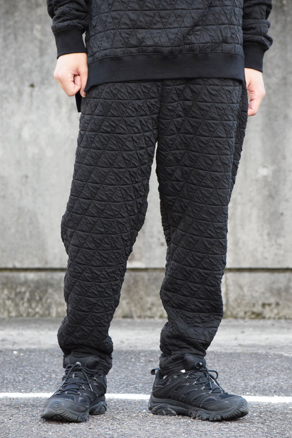 COACERVATE コアセルベート QUILT CUTSEW PANTS メンズ ズボン下 テーパードパンツ キルティング atfpts