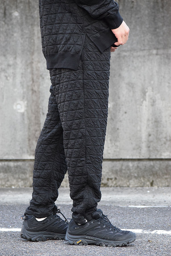 COACERVATE コアセルベート QUILT CUTSEW PANTS メンズ ズボン下 テーパードパンツ キルティング atfpts