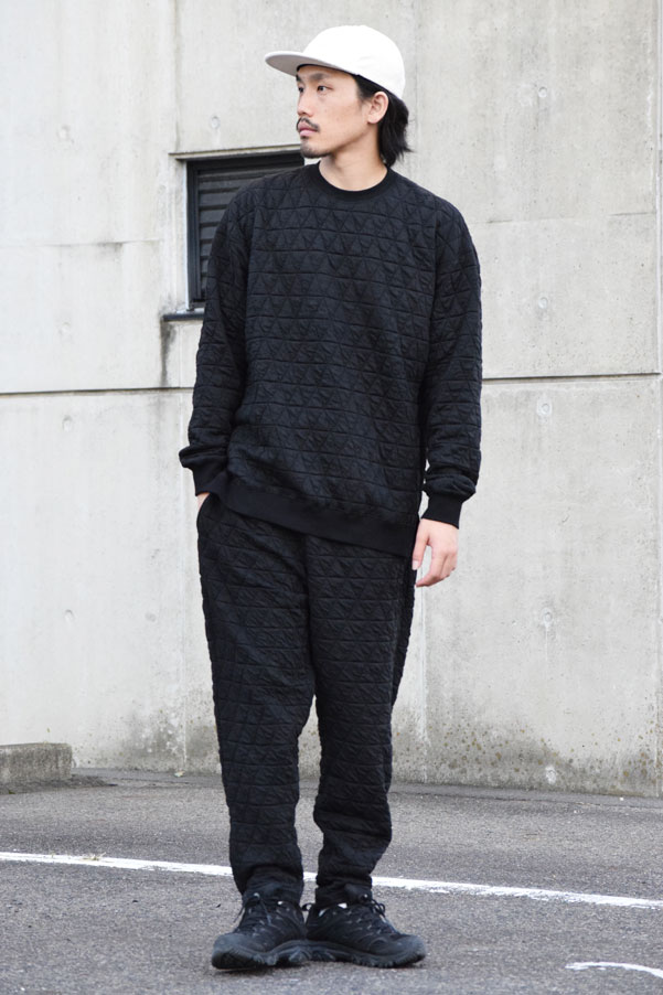 COACERVATE コアセルベート QUILT CUTSEW PANTS メンズ ズボン下 テーパードパンツ キルティング atfpts