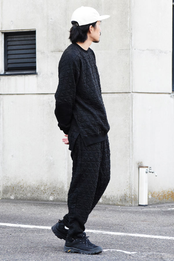 COACERVATE コアセルベート QUILT CUTSEW PANTS メンズ ズボン下 テーパードパンツ キルティング atfpts