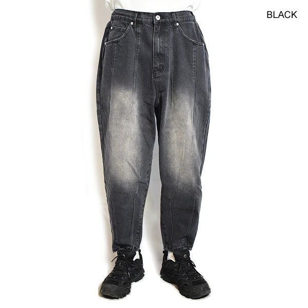 COACERVATE コアセルベート BALLOON SILHOUETTE TUCK DENIM PANTS