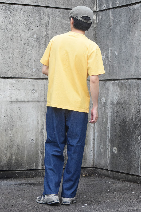 COACERVATE コアセルベート WIDE STRAIGHT COTTON LINEN DENIM PANTS