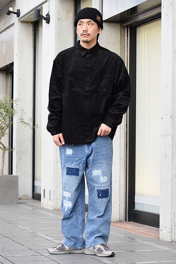 COACERVATE コアセルベート FLY FRONT CORDUROY L/S SHIRT メンズ シャツ 長袖シャツ コーデュロイ フライフロント atftps_10