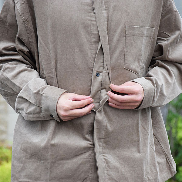 COACERVATE コアセルベート FLY FRONT CORDUROY L/S SHIRT メンズ シャツ 長袖シャツ コーデュロイ フライフロント atftps_14