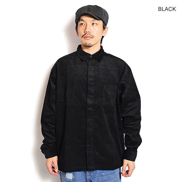 COACERVATE コアセルベート FLY FRONT CORDUROY L/S SHIRT メンズ シャツ 長袖シャツ コーデュロイ フライフロント atftps_16