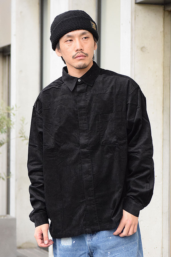 COACERVATE コアセルベート FLY FRONT CORDUROY L/S SHIRT メンズ シャツ 長袖シャツ コーデュロイ フライフロント atftps_1