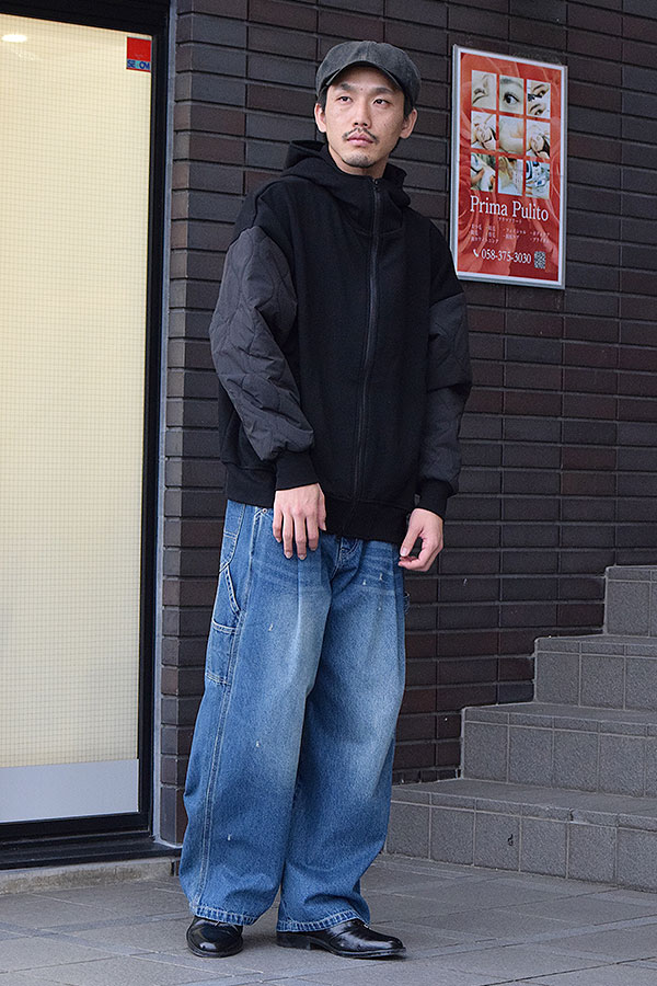 COACERVATE コアセルベート QUILTED SLEEVE HOODED JACKET ジャケット フーデッドジャケット 切り替えデザイン atfjkt_4