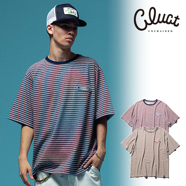 2025 春 先行予約 4月〜5月入荷予定 CLUCT クラクト BARSTOW[S/S BORDER TOP] メンズ Tシャツ atftps