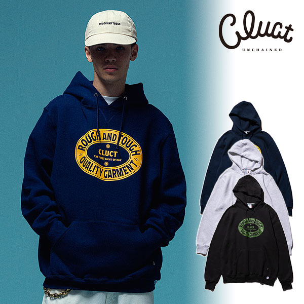 2025 春 先行予約 2月〜3月入荷予定 CLUCT クラクト QUALITY GARMENT[RUSSELL HOODIE] メンズ パーカー atftps