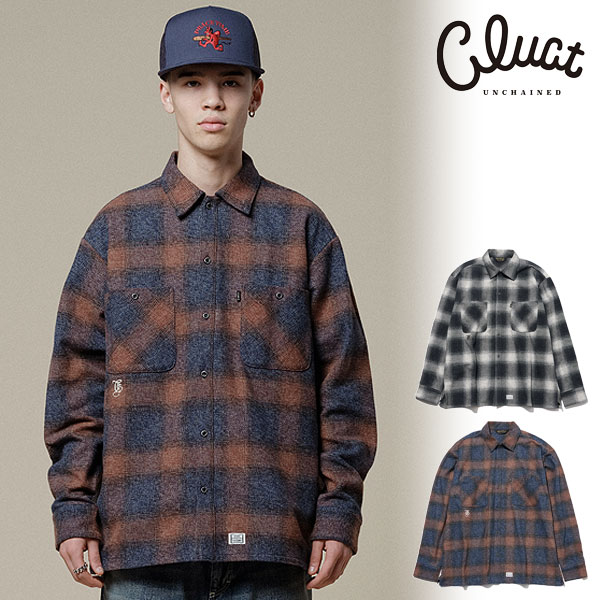 CLUCT クラクト ROWLAND[L/S SHIRTS] メンズ シャツ 送料無料 atftps