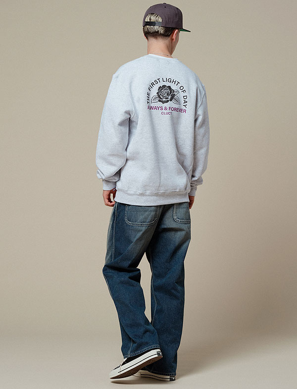 20％OFF SALE セール CLUCT クラクト ROSE[CREW SWEAT] メンズ スウェット 送料無料 atftps_2