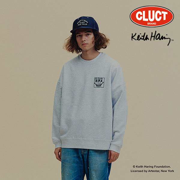 30%OFF SALE セール CLUCT×Keith Haring(キース・ヘリング) クラクト #F [CREW SWEAT] Keith Haring メンズ atftps