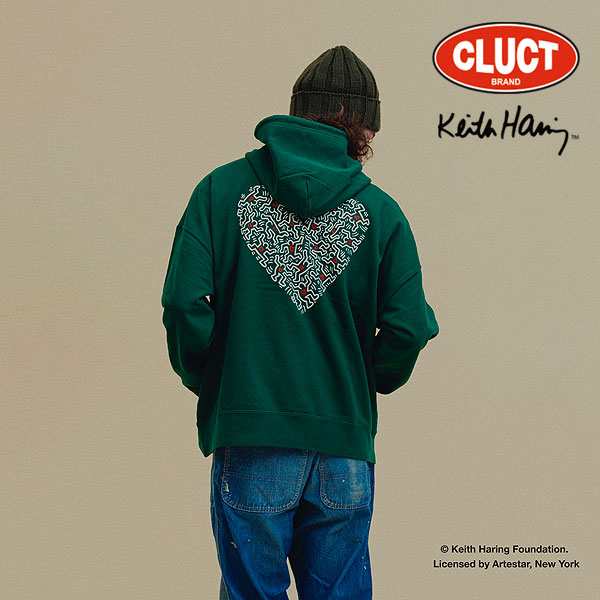 30%OFF SALE セール CLUCT×Keith Haring(キース・ヘリング) クラクト #G [HOODIE] Keith Haring メンズ パーカー atftps