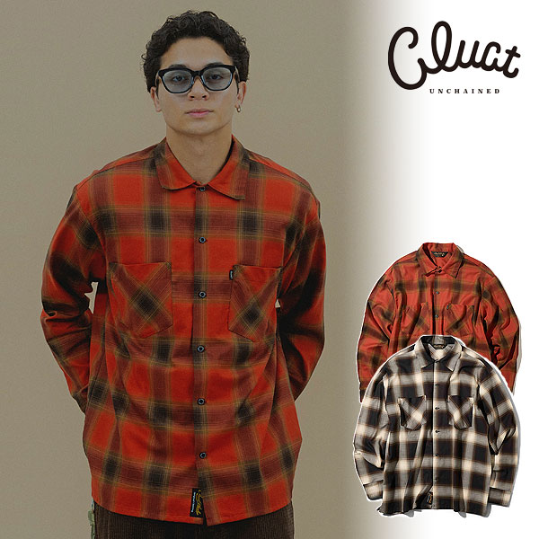 2025 冬 先行予約 10月〜11月入荷予定 CLUCT クラクト PALMS[L/S SHIRTS] メンズ シャツ 送料無料 キャンセル不可 atftps