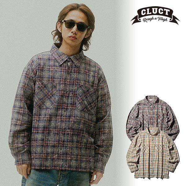 2026 夏秋 先行予約 8月〜9月入荷予定 CLUCT クラクト RIALTO [L/S SHIRTS] メンズ シャツ 送料無料 キャンセル不可 atftps
