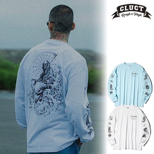 CLUCT × NATHAN KOSTECHKO クラクト L/S TEE F [NATHAN KOSTECHKO] メンズ Tシャツ 長袖 ロンT コラボレーション atftps