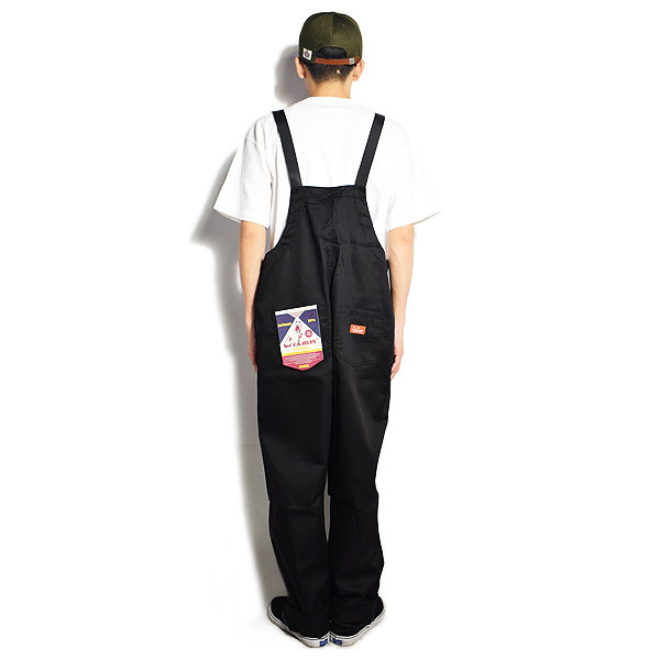 COOKMAN クックマン FISHERMAN'S BIB OVERALL -BLACK- メンズ オーバーオール サロペット パンツ ストリート 送料無料 atfpts