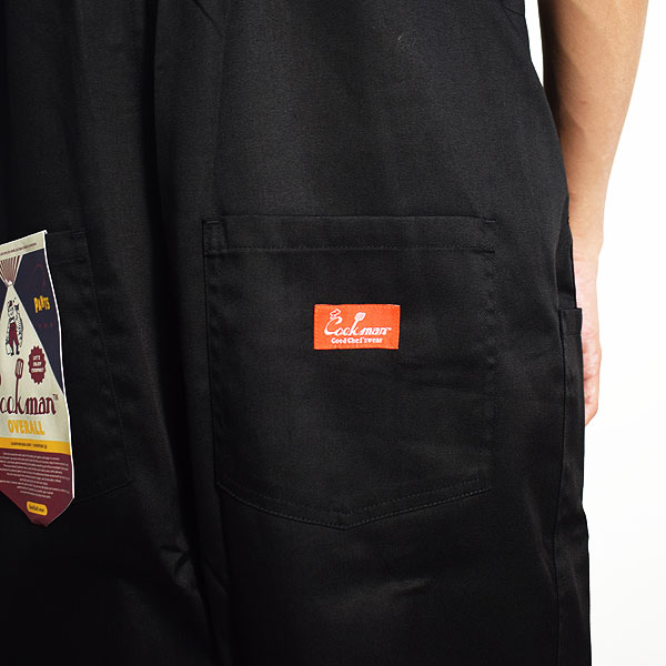 COOKMAN クックマン FISHERMAN'S BIB OVERALL -BLACK- メンズ オーバーオール サロペット パンツ ストリート 送料無料 atfpts