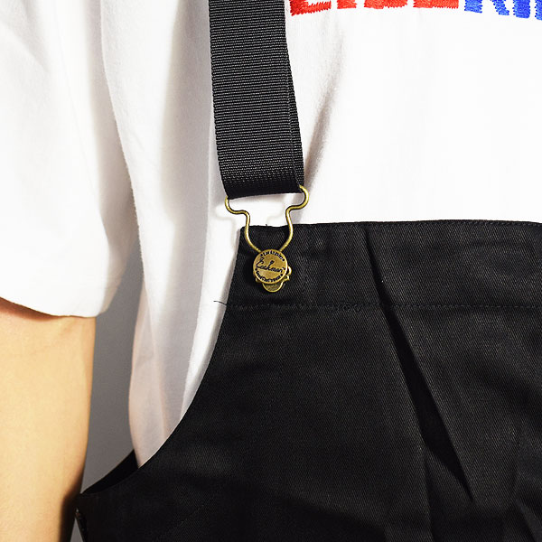 COOKMAN クックマン FISHERMAN'S BIB OVERALL -BLACK- メンズ オーバーオール サロペット パンツ ストリート 送料無料 atfpts