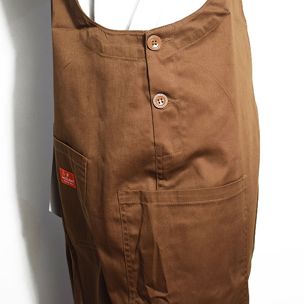COOKMAN クックマン FISHERMAN'S BIB OVERALL -CHOCOLATE- メンズ オーバーオール サロペット パンツ 送料無料 atfpts