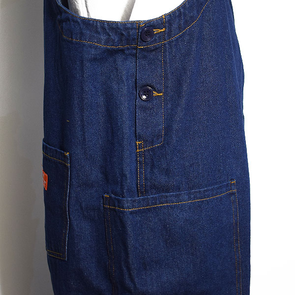 COOKMAN クックマン FISHERMAN'S BIB OVERALL -DENIM NAVY- 231-03849 オーバーオール サロペット 送料無料  atfpts