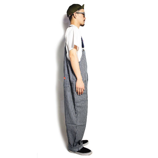 COOKMAN クックマン FISHERMAN'S BIB OVERALL -HICKORY- 231-03848  オーバーオール サロペット パンツ atfpts