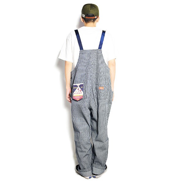 COOKMAN クックマン FISHERMAN'S BIB OVERALL -HICKORY- 231-03848 メンズ オーバーオール サロペット  パンツ atfpts｜au PAY マーケット