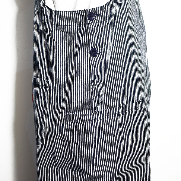 COOKMAN クックマン FISHERMAN'S BIB OVERALL -HICKORY- 231-03848  オーバーオール サロペット パンツ atfpts