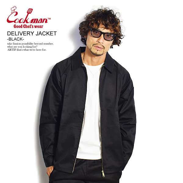COOKMAN クックマン DELIVERY JACKET -BLACK- メンズ ジャケット 