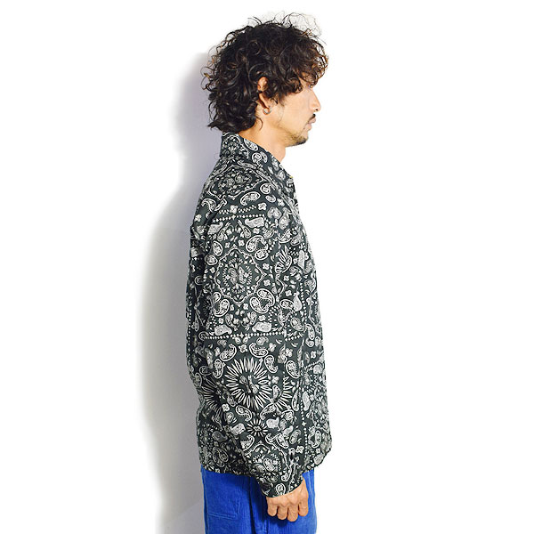 COOKMAN クックマン DELIVERY JACKET -PAISLEY BLACK- メンズ ジャケット デリバリージャケット アウター ストリート atfjkt