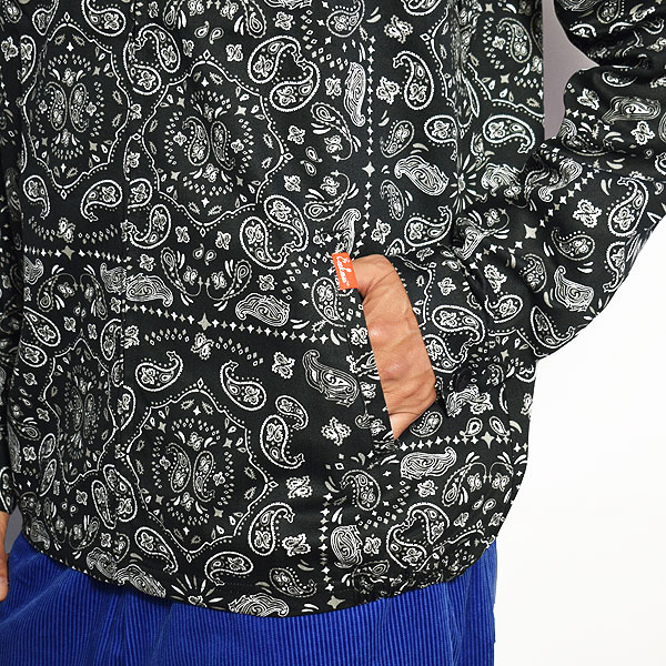 COOKMAN クックマン DELIVERY JACKET -PAISLEY BLACK- メンズ ジャケット デリバリージャケット アウター ストリート atfjkt