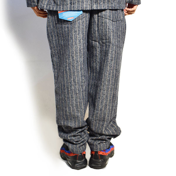 COOKMAN クックマン CHEF PANTS WOOL MIX STRIPE -LIGHT GRAY- メンズ パンツ シェフパンツ イージーパンツ ストリート atfpts