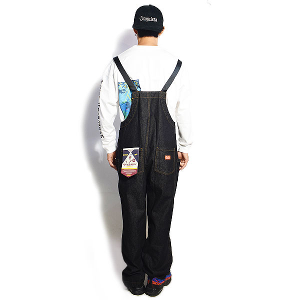 COOKMAN クックマン FISHERMAN'S BIB OVERALL -DENIM BLACK- 231-03854 メンズ オーバーオール 送料無料 ストリート atfpts