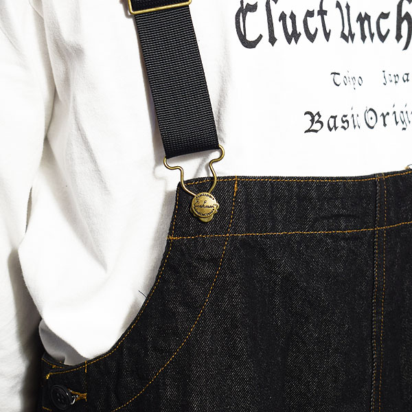 COOKMAN クックマン FISHERMAN'S BIB OVERALL -DENIM BLACK- 231-03854 メンズ オーバーオール 送料無料 ストリート atfpts